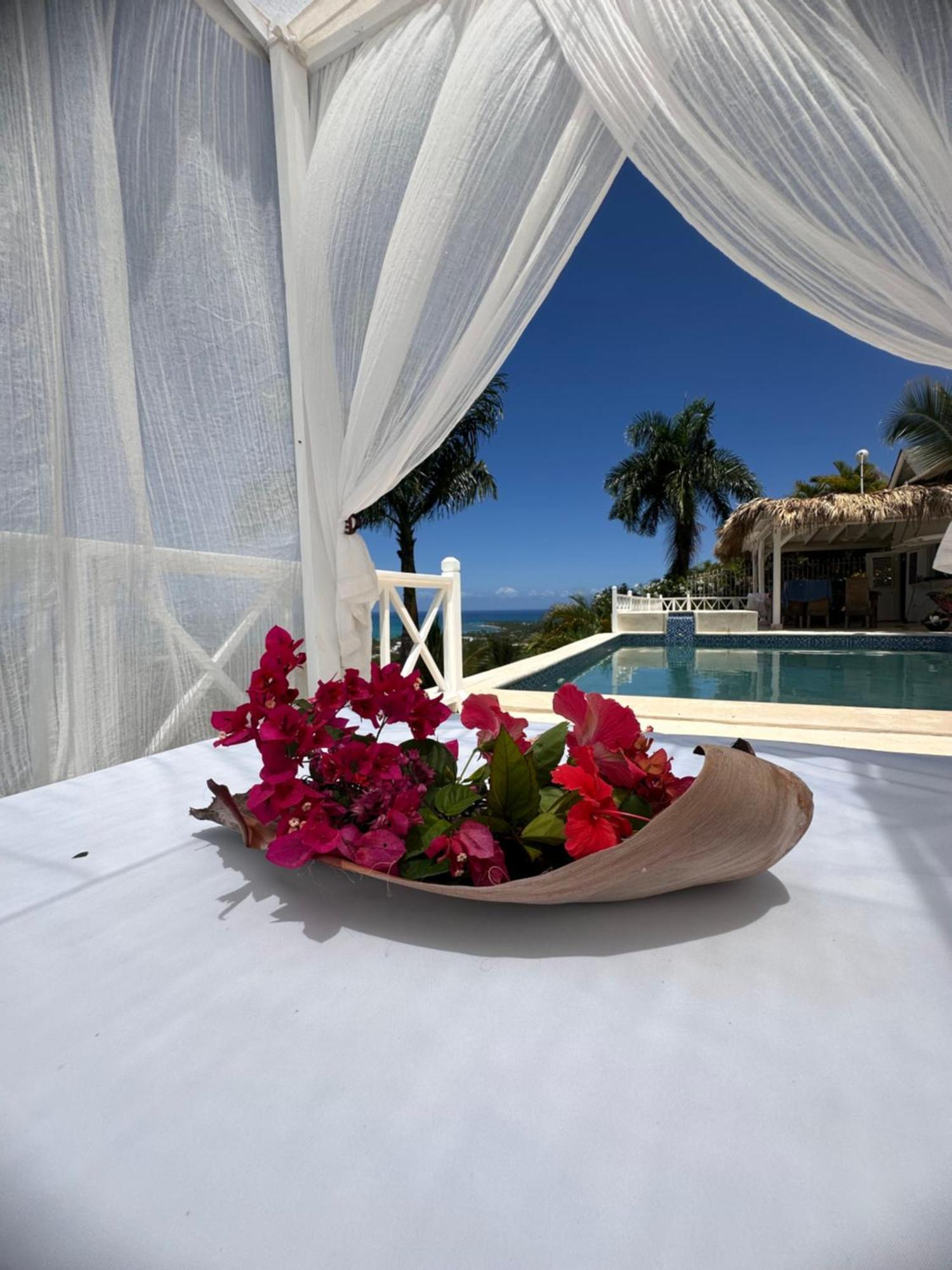 לאס טרנאס Villa Blanca Chambre D'Hotes Vue Sur Mer מראה חיצוני תמונה